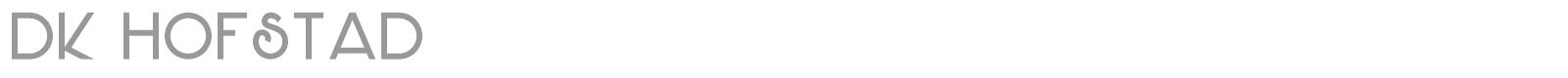 DK Hofstad font preview
